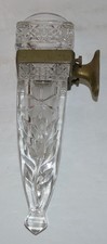 ANTIQUE CLASSIC CAR AUTOMOBILE FLOWER BUD VASE w/ ORIGINAL BRACKET - Nice picture