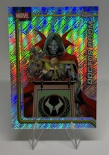 Topps 2026 Topps Chrome Marvel Doctor Doom #028 Marvel Fractor 49/61 Very Clean picture
