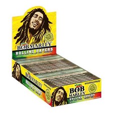 Bob Marley Rolling Papers 1 1/4 Pure Hemp Cigarette Papers (Full Display) picture