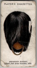1931 Player's Cigarettes Military Head-Dress #47 Grenadier Guards picture