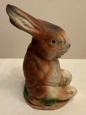 1950's VTG Composition Paper Mache Bunny Rabbit Figurine Western Germany Easter picture