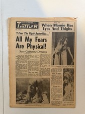 1966 Jan 16th The National Tattler Newspaper, Catherine Deneuve,Carol Doda VRN10 picture