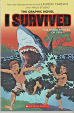 I SURVIVED THE SHARK ATTACKS OF 1916   $10.99 TPB  SCHOLASTIC  2020  NICE picture
