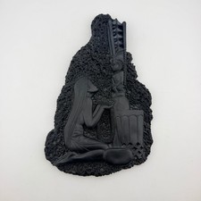 Vintage Coco Joe's Hawaiian Lava Tiki Goddess Figurine Wall Plaque picture