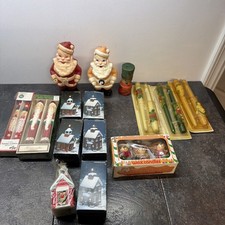 Vintage Christmas Candles Mixed Lot Of 22 Gurley, Jasco, Russ…READ picture