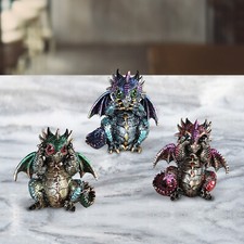3-PC Hear See Speak No Evil Dragon 4