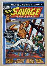 DOC SAVAGE 1-8 Complete Set JIM STERANKO ROSS ANDRU Art F+ (6.0) Avg  Signed picture