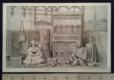1876 Centennial Exposition Print - Furniture of the Turkish House picture