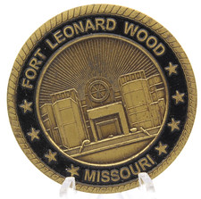 Fort Leonard Wood Missouri U.S. Army Challenge Coin 1.6