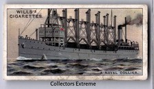 1931 Wills's Strange Craft Tobacco Card #32 A Naval Collier picture