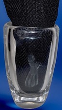 Vintage Orrefors Etched MCM Crystal Vase Girl/Signed “P” 3317-Sven Palmquist picture