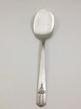Wm A Rogers Oneida EVERLASTING Silverplate Floral Jelly Server 6 1/8