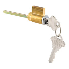 Cylinder Lock, 1-1/4 In., Schlage Shaped Keys picture