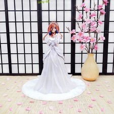24cm The Quintessential Quintuplets Miku Nakano Wedding Dress Figure Model Toys picture