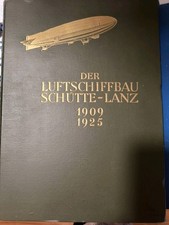 Rare Air Ship Book1909 1925 Construction of Air Transport  Hand Signed Schütte picture