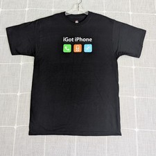 Vtg Apple iPhone Shirt Mens Large Launch Day Promo 1st Gen iWas There 6/29/07 picture