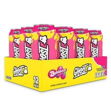 GHOST Energy Drink Zero Sugar Bubblicious Original 16 fl oz (Pack of 12) picture