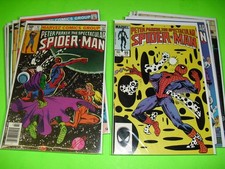 Lot of 18 Spectacular Spider-Man run 51 52 58 59 70 81-83 97 99 100 142 151 VF picture