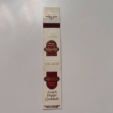 7 Central Publick House Manchester By Sea Vintage Slim Matchbook Cover TSD7-M1 picture