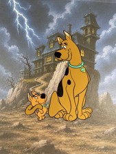 SCOOBY-DOO animation cel 80’s Vintage Cartoons Publicity art HANNA-BARBERA  I10 picture