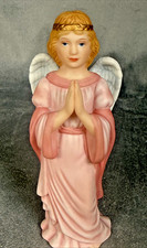 Lenox China RENAISSANCE Nativity Praying ANGEL in Adoration Pink Replacement picture