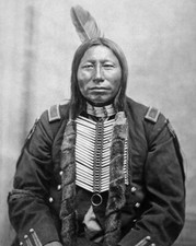 Native American CHIEF CROW KING 8x10 Photo Oglala Lakota Print Little Big Horn picture