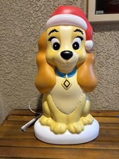 Disney Lady & The Tramp Christmas Blow Mold Light Up Holiday Decor Gemmy 2026 picture
