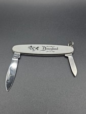 MINNIE MOUSE WELCOME TO DISNEYLAND 1955 dbl blade POCKET KNIFE VTG Disney Clean picture