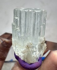 38 CT, Top Quality Natural Blue Aquamarine Crystals Cluster ,PAK picture