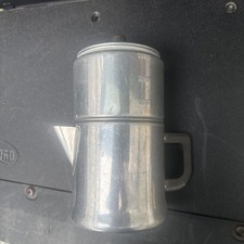 Vintage Drip-O-Lator 6 Cup Coffee Pot Enterprise Aluminum Co. Camping Stove USA picture