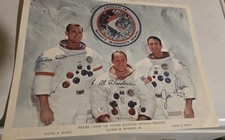 NASA Apollo 15 Prime Crew Photo Autographed Alfred Worden & James Irwin 8