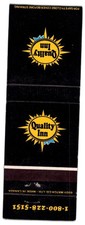 Quality Inn Gettysburg Motor Lodge Gettysburg PA Motor 1980s Matchbook Cover 02 picture