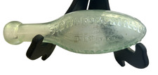 TORPEDO BOTTLE - STEWART & PATTERSON - VINTAGE 19TH c - AQUA - NORWICH UK LOT #6 picture