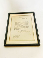 1956 Dwight Eisenhower signed White House letter to opera star Arts committee picture