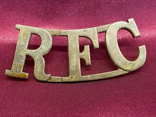 WW1 RFC Royal Flying Corps GM Shoulder title w/lugs picture