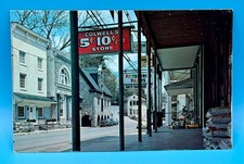 Main Street Blairstown NJ Postcard 1967 Colwell's 5 & 10 Store New Jersey picture