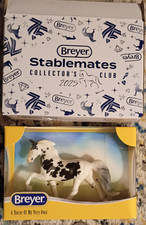 BREYER ALANA STABLEMATE CLUB B&W PINTO TENNESSEE WALKING MODEL HORSE MARE NEW 1 picture