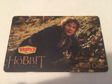 DENNY'S The Hobbit, Bilbo Baggins ( 2013 ) Foil Gift Card ( $0 ) picture