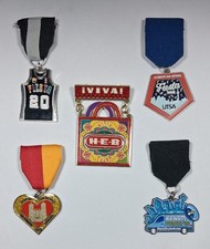 Fiesta San Antonio Fiesta Medals Lot Of 5 Various Years Viva Fiesta. picture