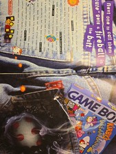 ​Rare Vintage 1994-95 Nintendo Ad Lot Super Game Boy Virtual Boy Ephemera picture