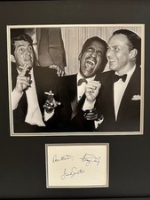 The Rat Pack: Frank, Dean & Sammy - Photo with Signature Block picture