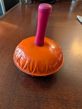 Witch Vintage Kirchhof Tin Litho Halloween Noise Maker Rattle picture