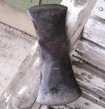 Vintage Collins Legitimus Double Bit Axe Head AX 3.5 lb with Crown Stamp picture