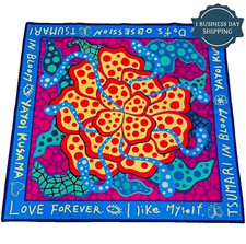 Yayoi Kusama original Furoshiki Wrapping Cloth Scarf Limited RARE F/S picture