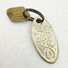 Vintage Famous & Barr Co Dept Store Key Fob & 