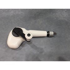 Vintage Style Manual Hand Crank Drill White Eggbeater Drill for Crafts Hobby picture