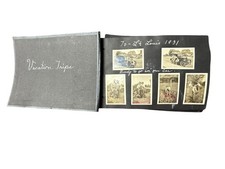 vtg roadtrip photo album 1930's photographs post cards worlds fair picture
