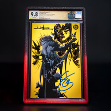 RARE 🔥 Absolute Batman #1 8th print CGC 9.8 SIGNED Jae Lee Snyder Dragotta picture
