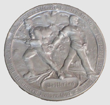 Original WWI Imperial Austrian 1917 Medal Gift KuK Infantry Regiment Vienna Nr24 picture