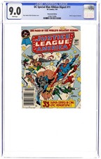 DC Special Blue Ribbon Digest #11 - Justice League of America - 1981 - CGC 9.0 picture